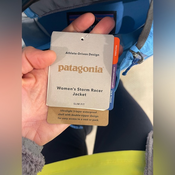 Patagonia Storm Racer Jacket Women’s XS New with Tags Blue - Picture 5 of 8